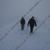A hard walk to the summit - winter skills scotland